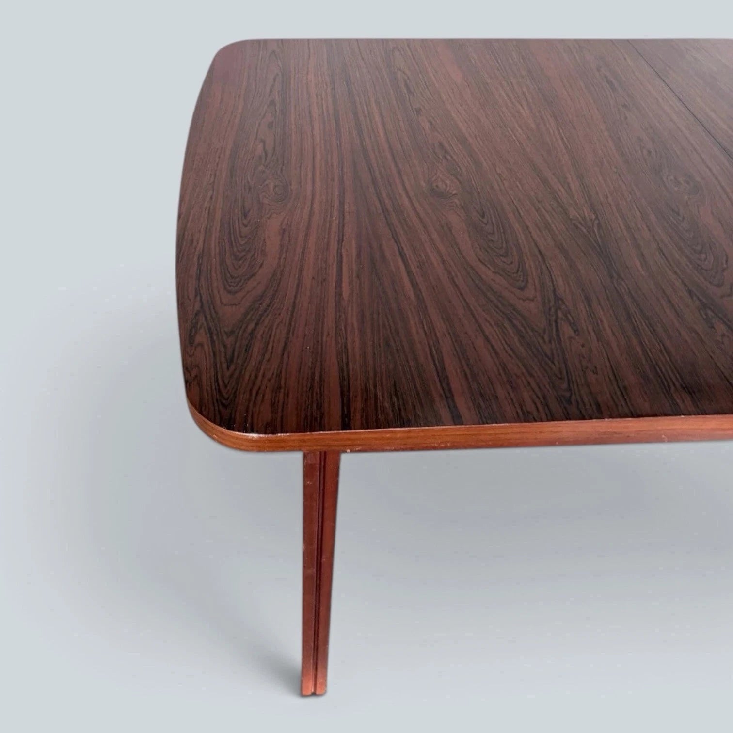 Mid Century Danish Rosewood Extending Dining Table – image 6
