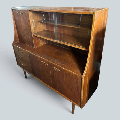 Mid Century Jentique Teak Highboard Drinks Cabinet – image 6
