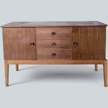 Mid Century Gordon Russell Walnut & Oak Sideboard Cabinet – image 6