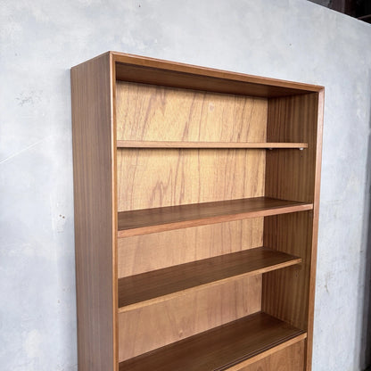 Mid Century Herbert Gibbs Teak Sliding Door Bookcase Cabinet – image 5