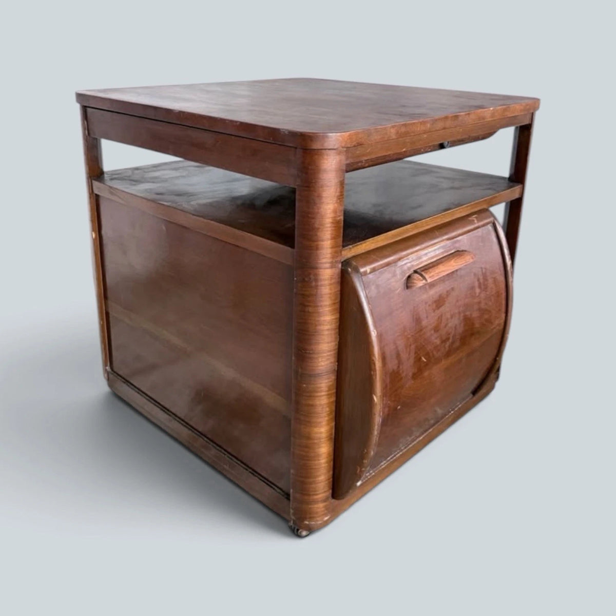 Art Deco CC41 Incorporall Walnut Metamorphic Cocktail Trolley / Drinks Cabinet – photo 7