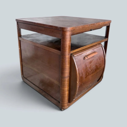 Art Deco CC41 Incorporall Walnut Metamorphic Cocktail Trolley / Drinks Cabinet – photo 7