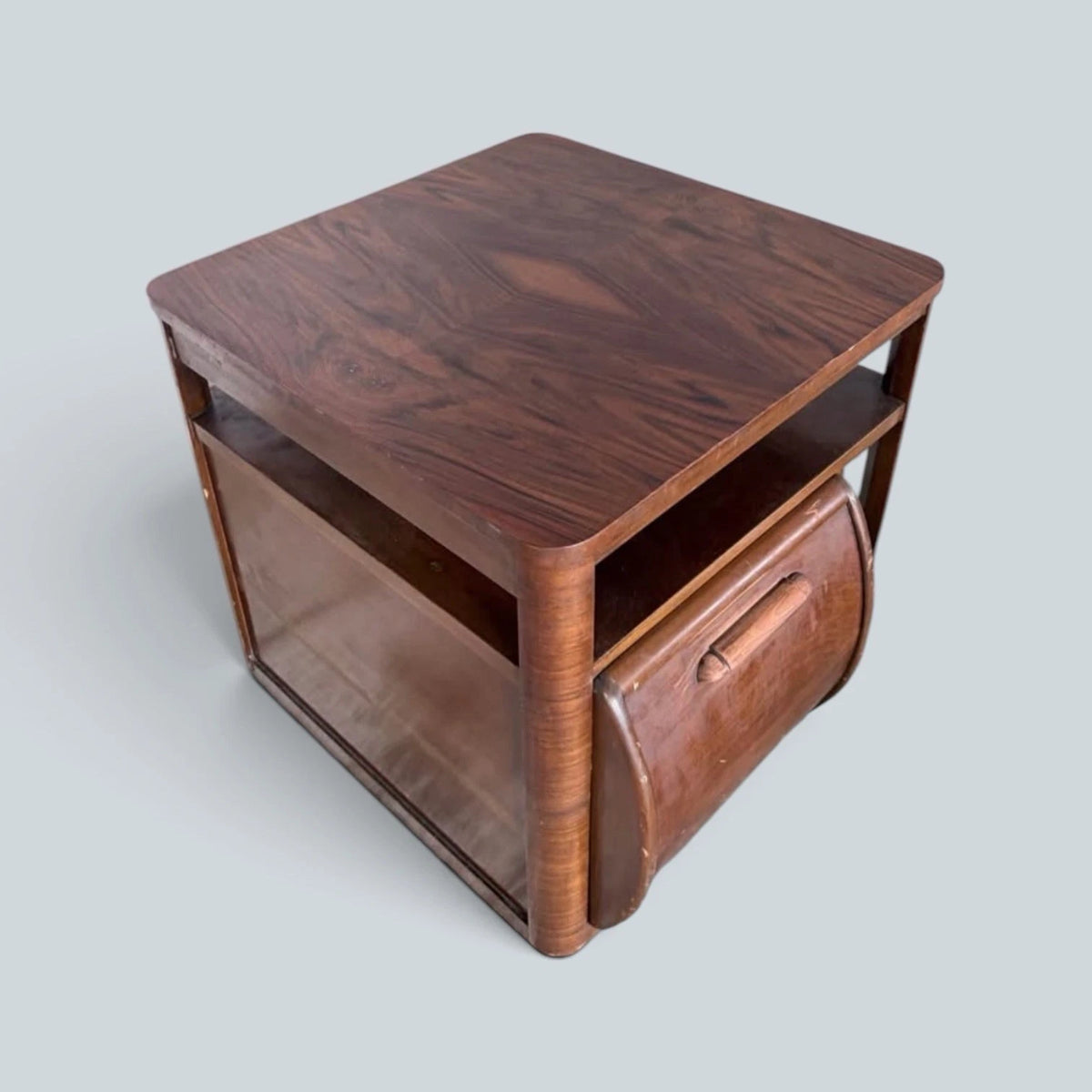 Art Deco CC41 Incorporall Walnut Metamorphic Cocktail Trolley / Drinks Cabinet – photo 8