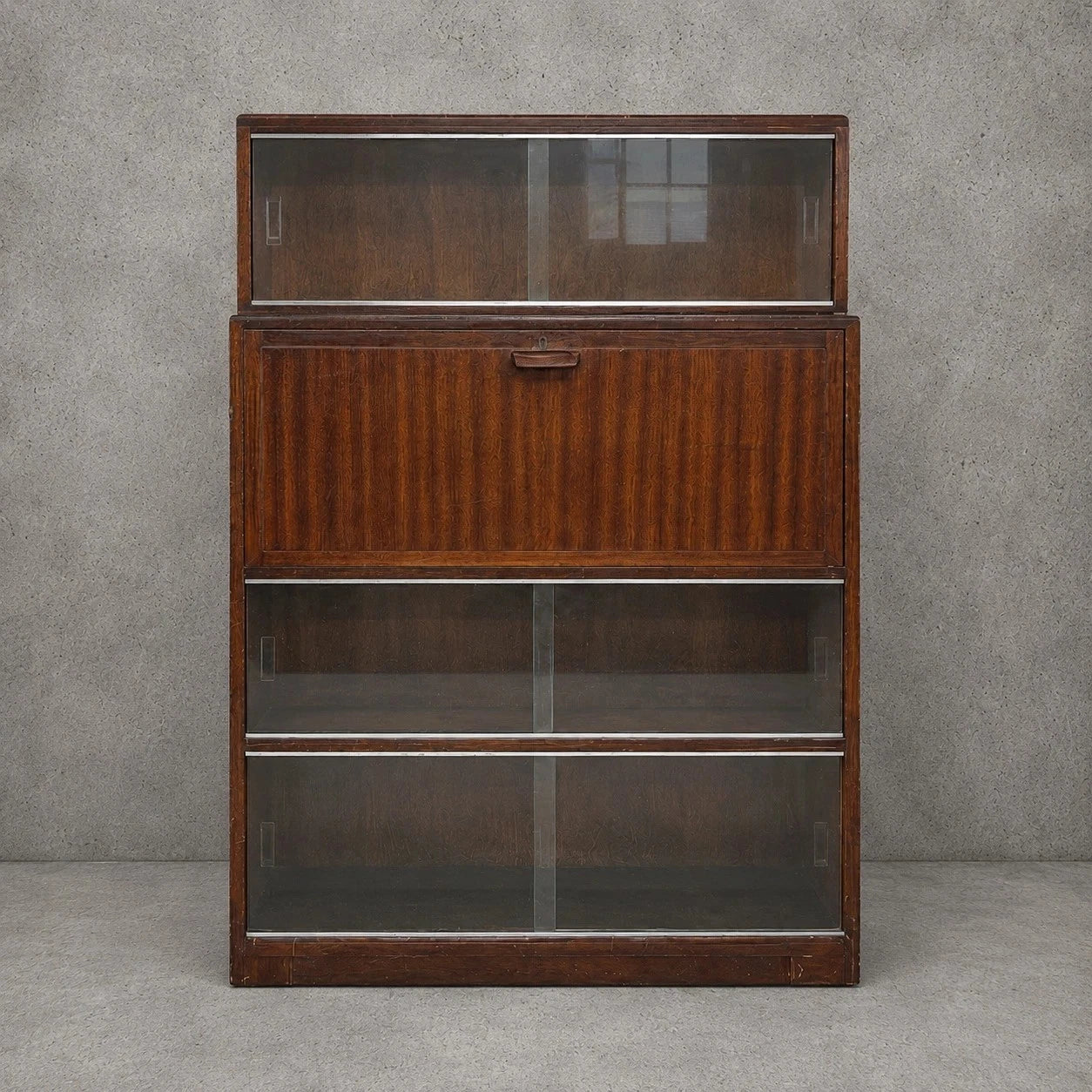 Mid Century Minty Modular Stacking Bookcase & Bureau - image 1