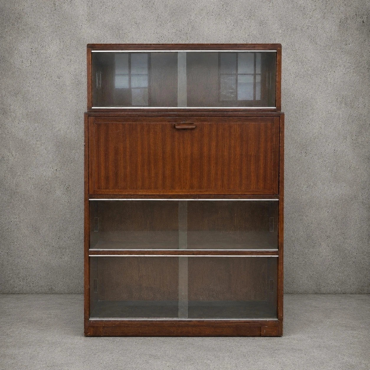 Mid Century Minty Modular Stacking Bookcase & Bureau - image 2