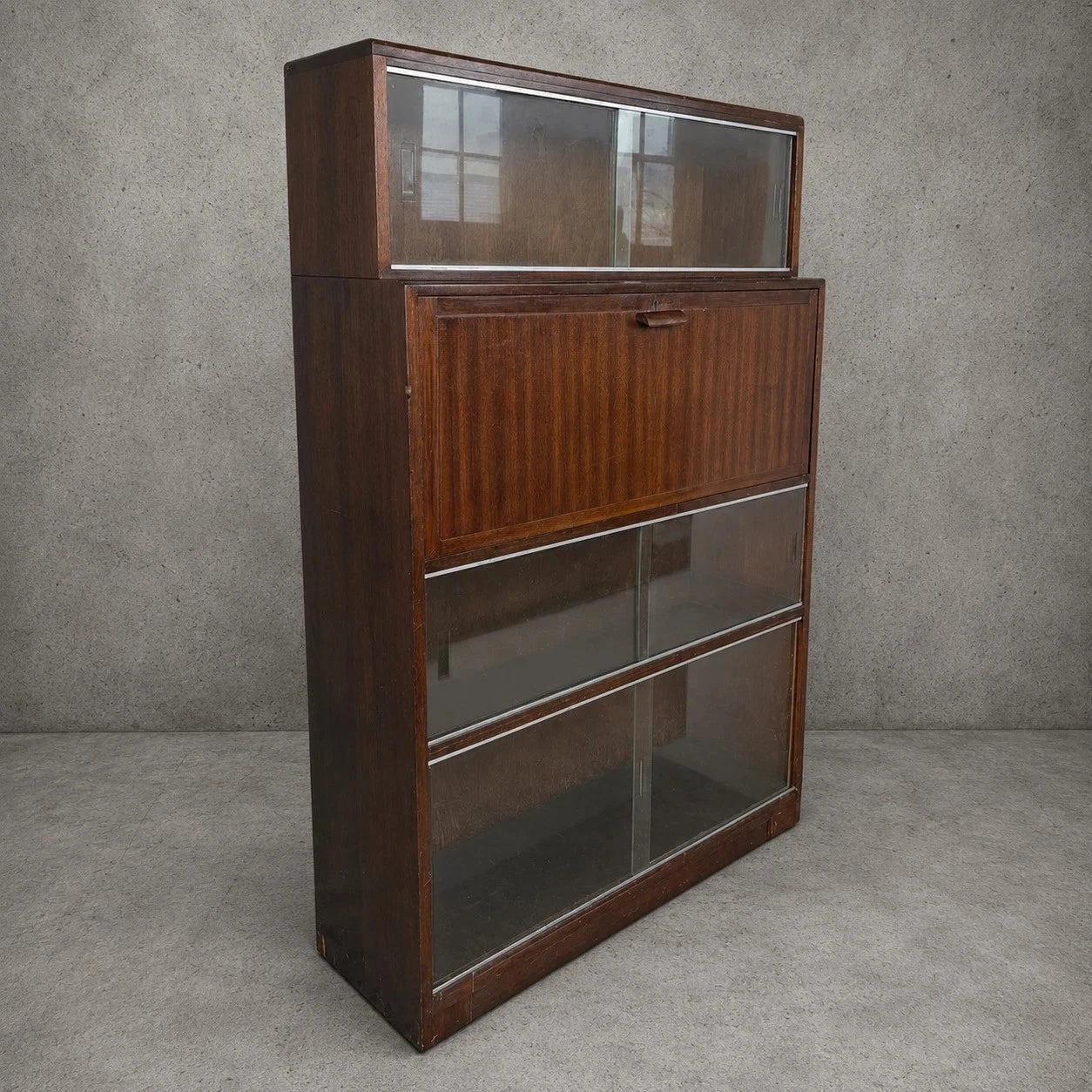 Mid Century Minty Modular Stacking Bookcase & Bureau - image 3
