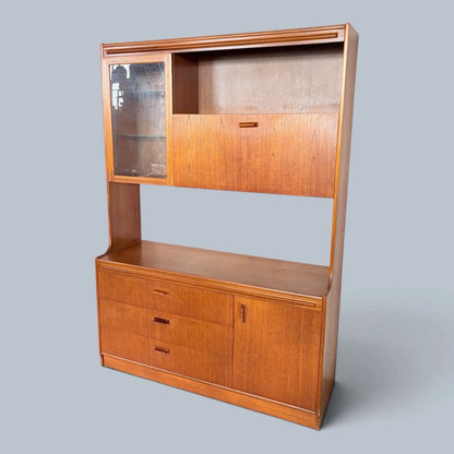 Mid-Century Teak S Form Wall Unit, Room Divider & Cocktail Cabinet – photo 3