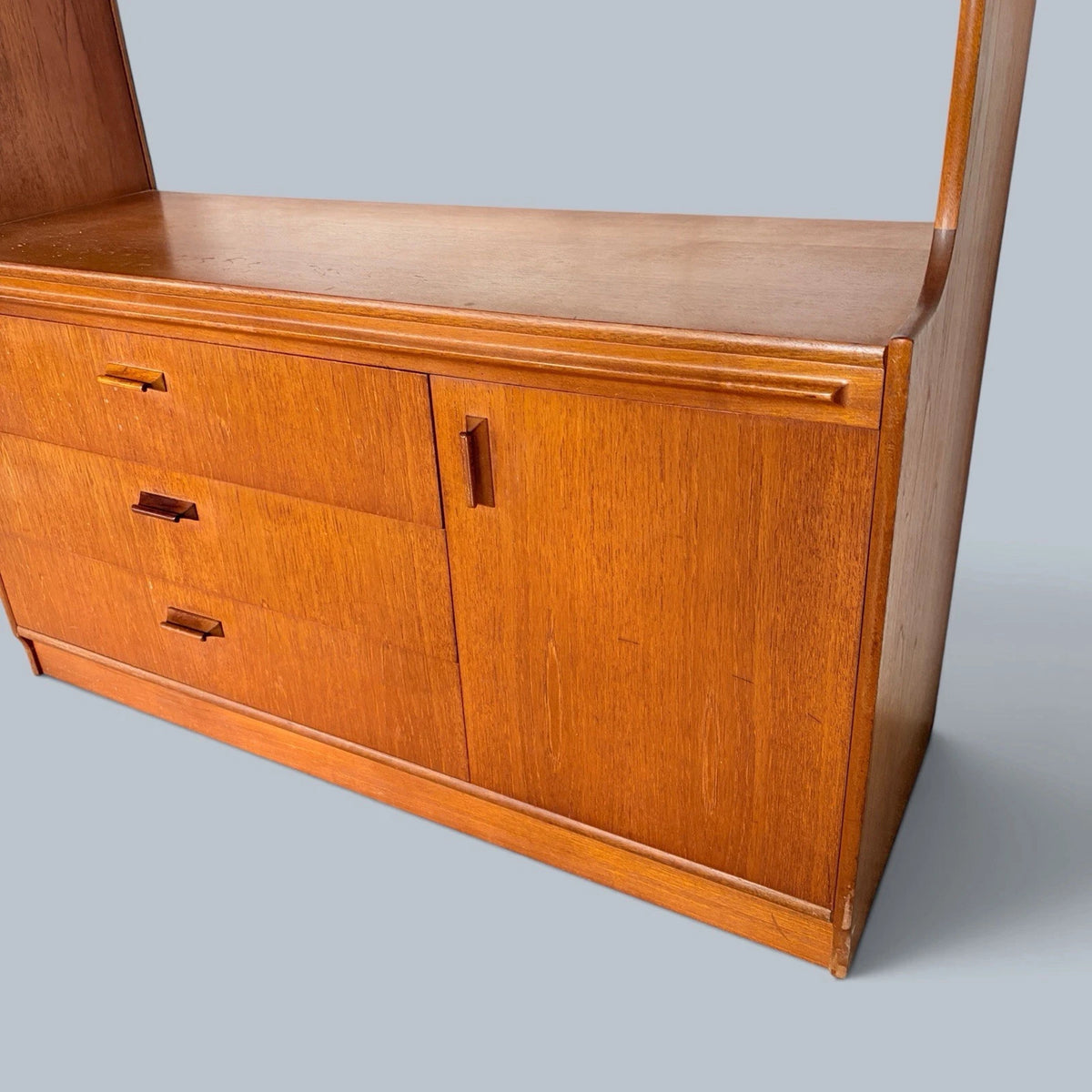 Mid-Century Teak S Form Wall Unit, Room Divider & Cocktail Cabinet – photo 5