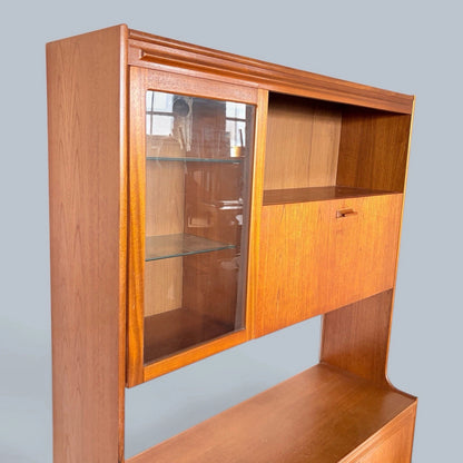 Mid-Century Teak S Form Wall Unit, Room Divider & Cocktail Cabinet – photo 7
