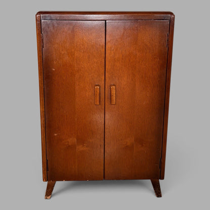 Arts & Crafts Oak Record Cabinet / Vinyl Storage Cupboard – image 2