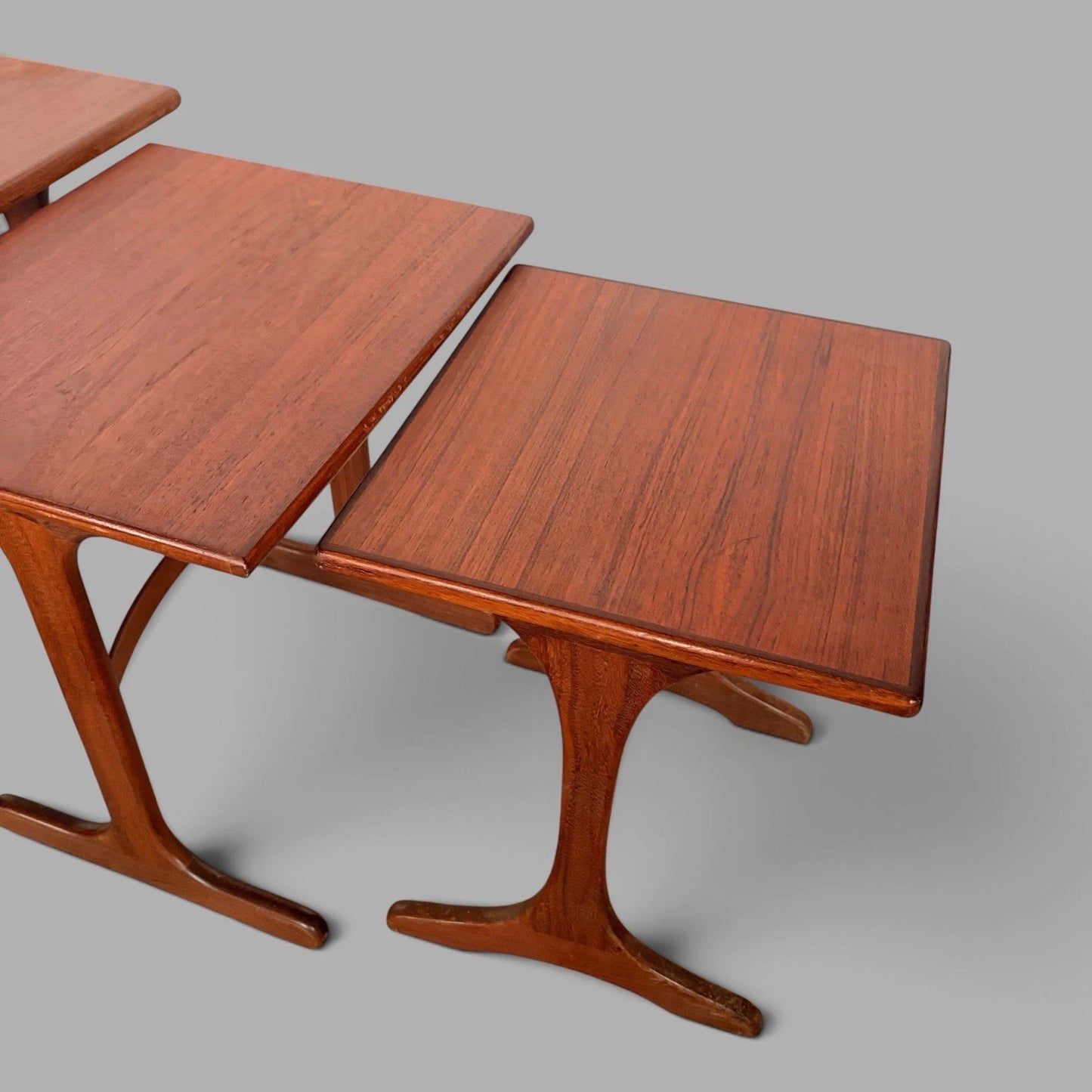 G Plan teak nest of three tables by V. B. Wilkins – view 4