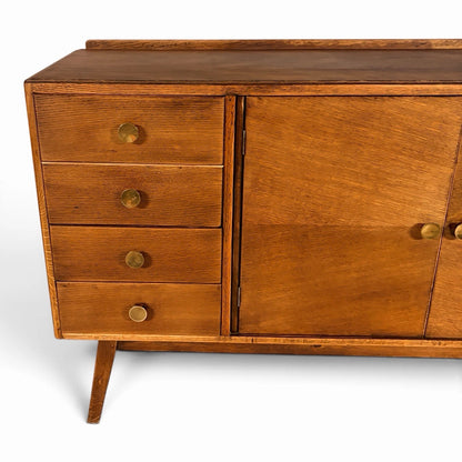 Art Deco tiger oak sideboard – view 4
