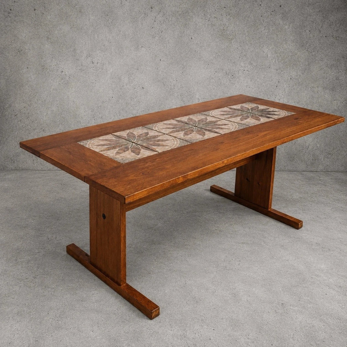 Gangso Møbler Danish Teak & Tile Dining Table – photograph 1