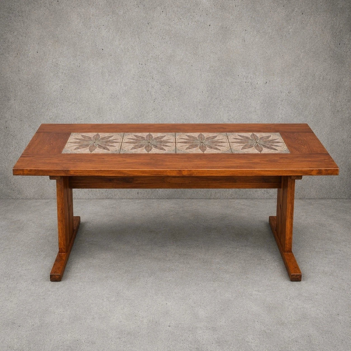 Gangso Møbler Danish Teak & Tile Dining Table – photograph 2