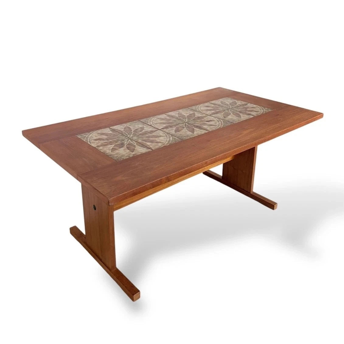 Gangso Møbler Danish Teak & Tile Dining Table – photograph 7