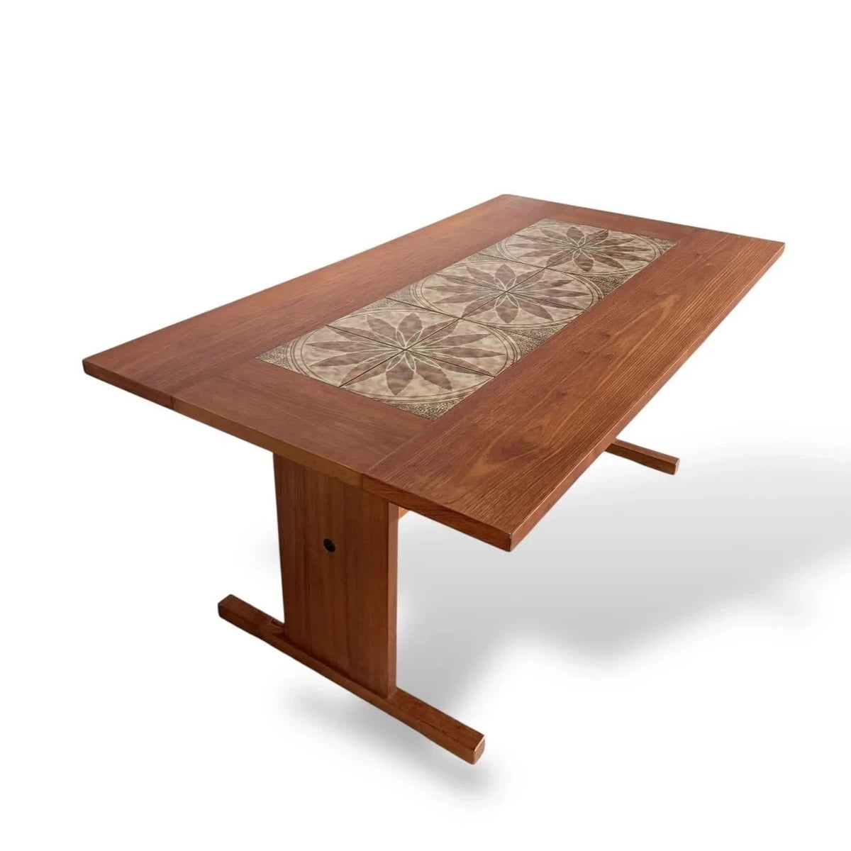 Gangso Møbler Danish Teak & Tile Dining Table – photograph 9