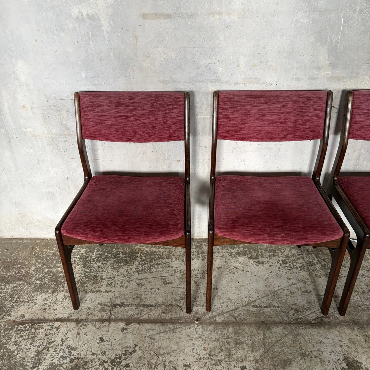 Dyrlund Danish Rosewood Dining Chairs – Set of Four – photograph 1