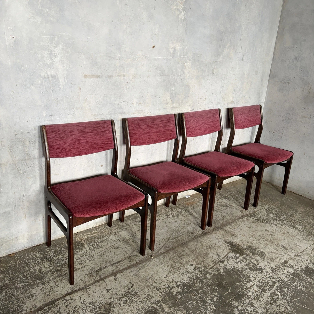 Dyrlund Danish Rosewood Dining Chairs – Set of Four – photograph 3