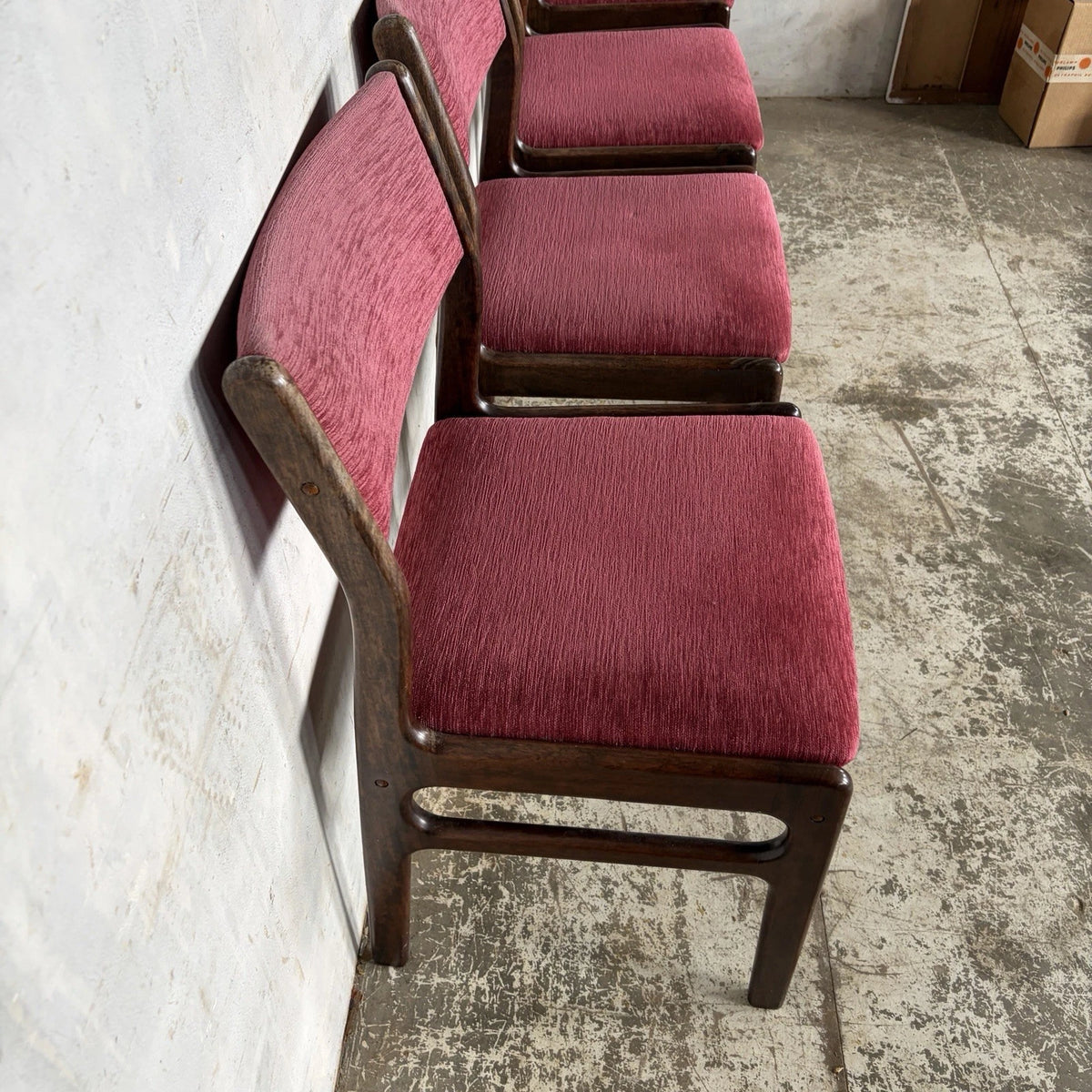 Dyrlund Danish Rosewood Dining Chairs – Set of Four – photograph 5