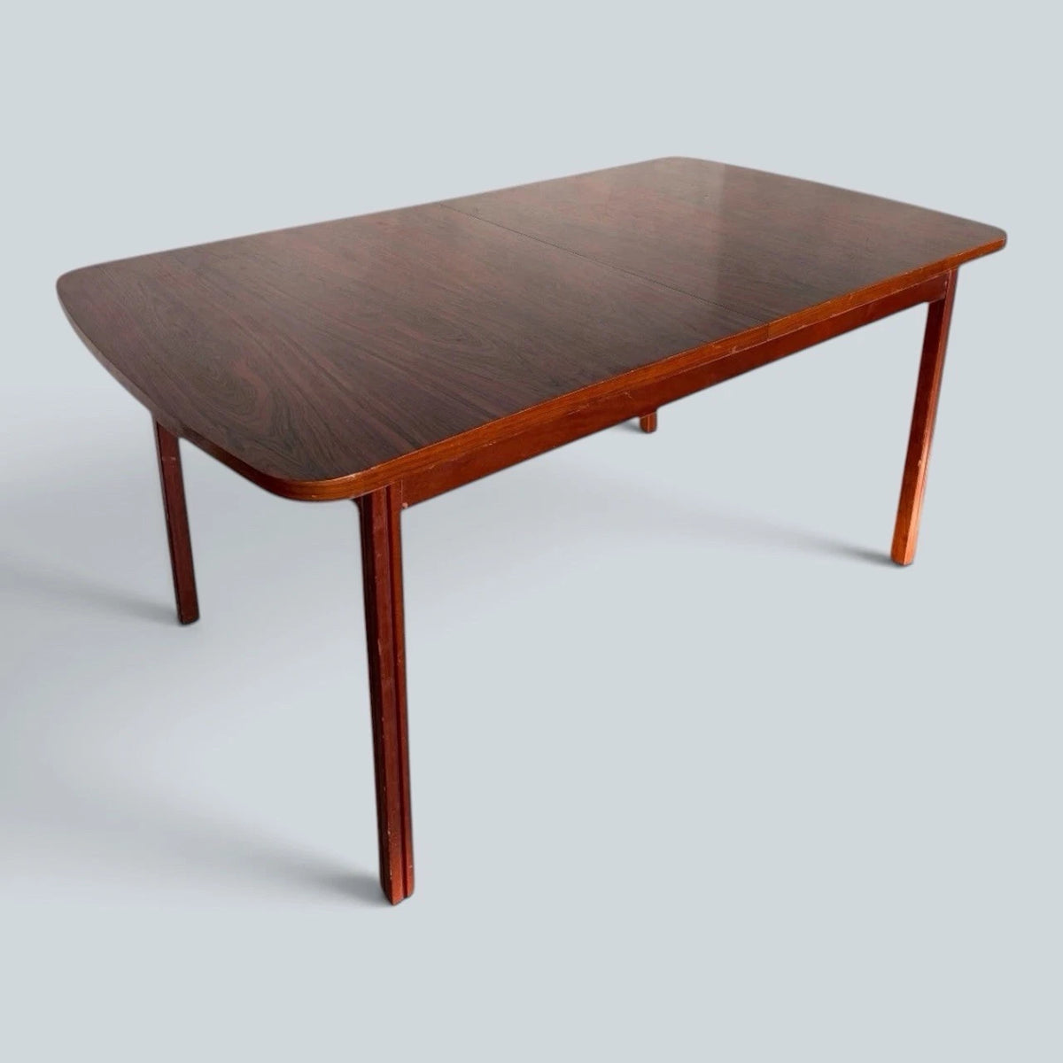 Danish Rosewood Extending Dining Table – Mid Century – photograph 2