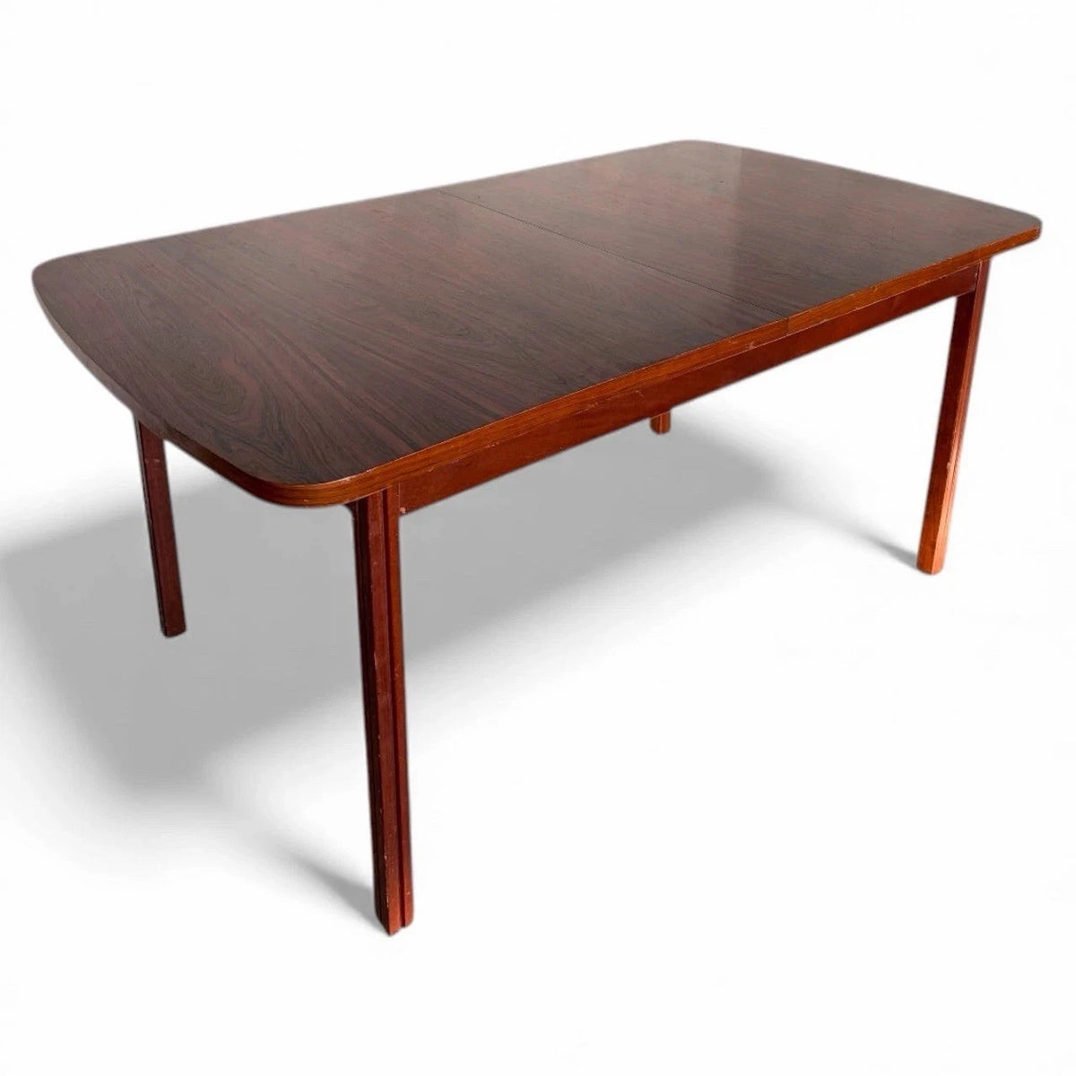 Danish Rosewood Extending Dining Table – Mid Century – photograph 9