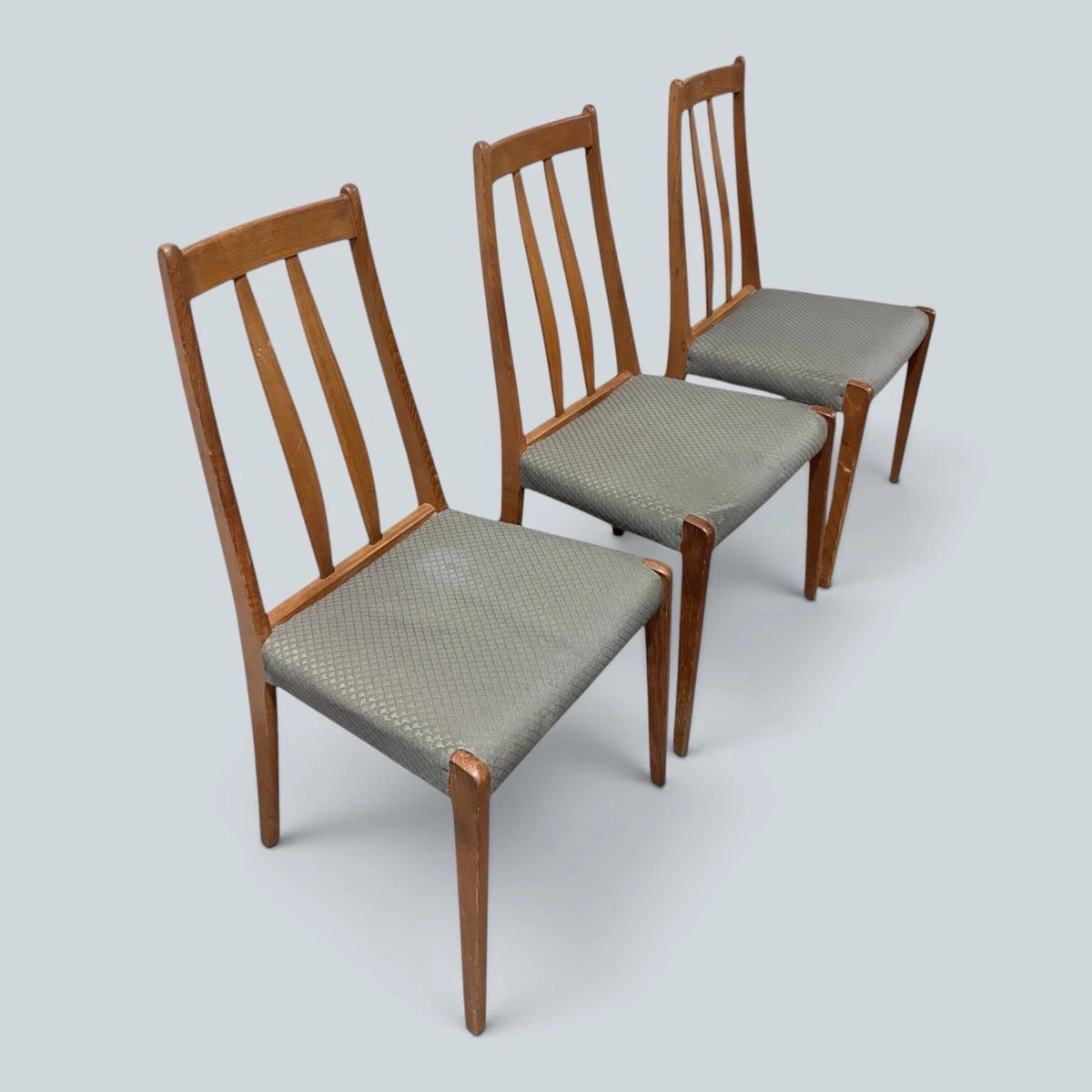 Dyrlund Danish Teak Highback Dining Chairs – Set of Four – view 6
