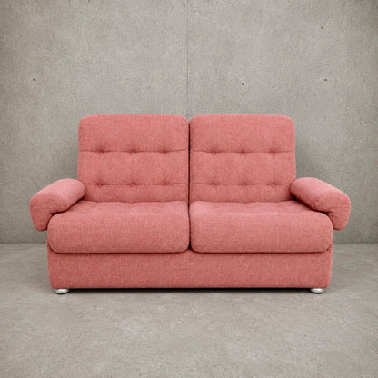 Heal’s Mid Century Dusty Pink Modular Two-Seater Sofa – photo 2