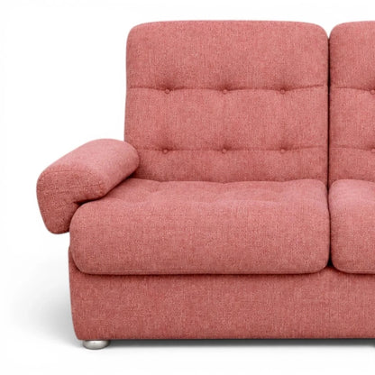 Heal’s Mid Century Dusty Pink Modular Two-Seater Sofa – photo 7