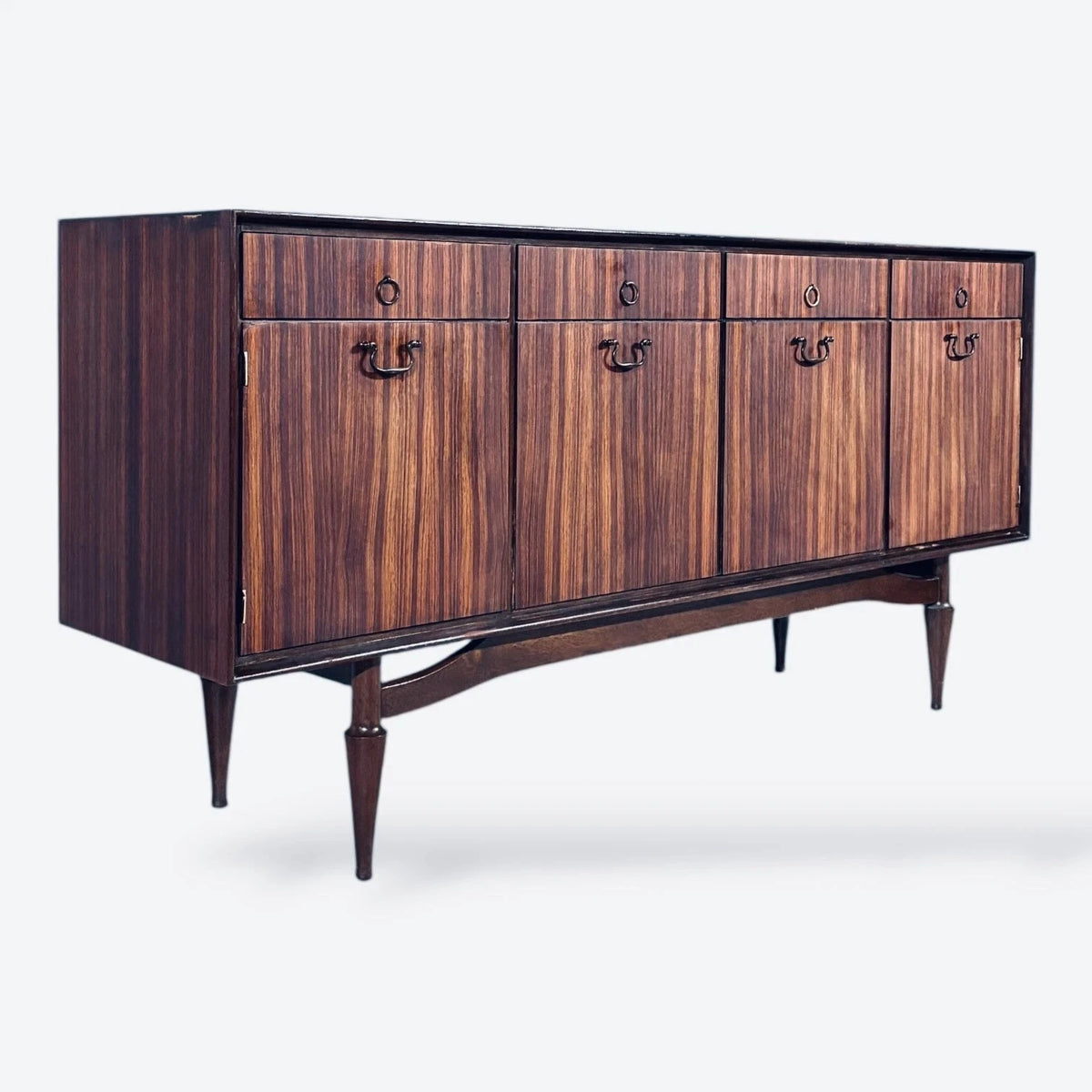 Greaves & Thomas Mid Century Walnut & Teak Sideboard / Drinks Cabinet – photo 7