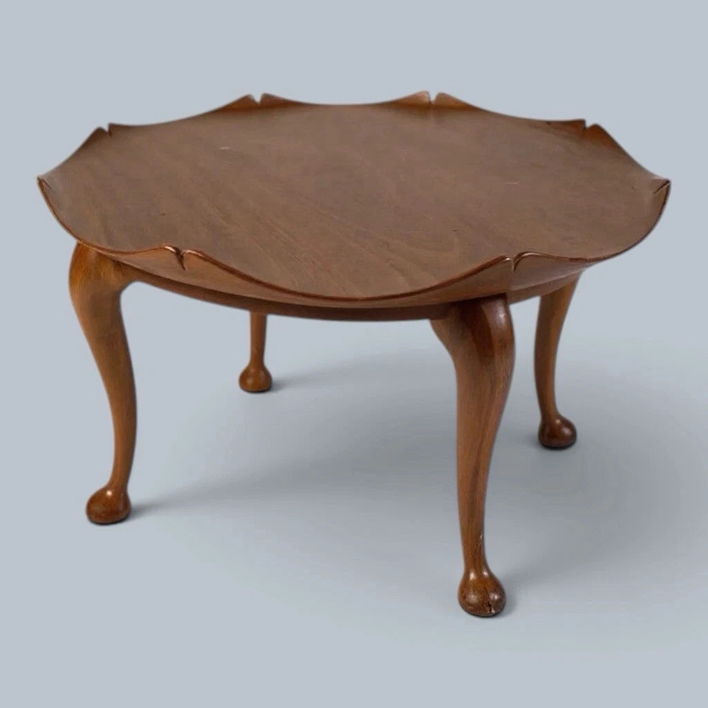 Mid Century Solid Teak Lotus Coffee Table, 1970s – view 3