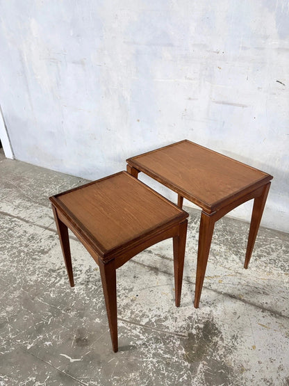 Richard Hornby Mid Century Teak Pair of Nesting Side Tables – view 5