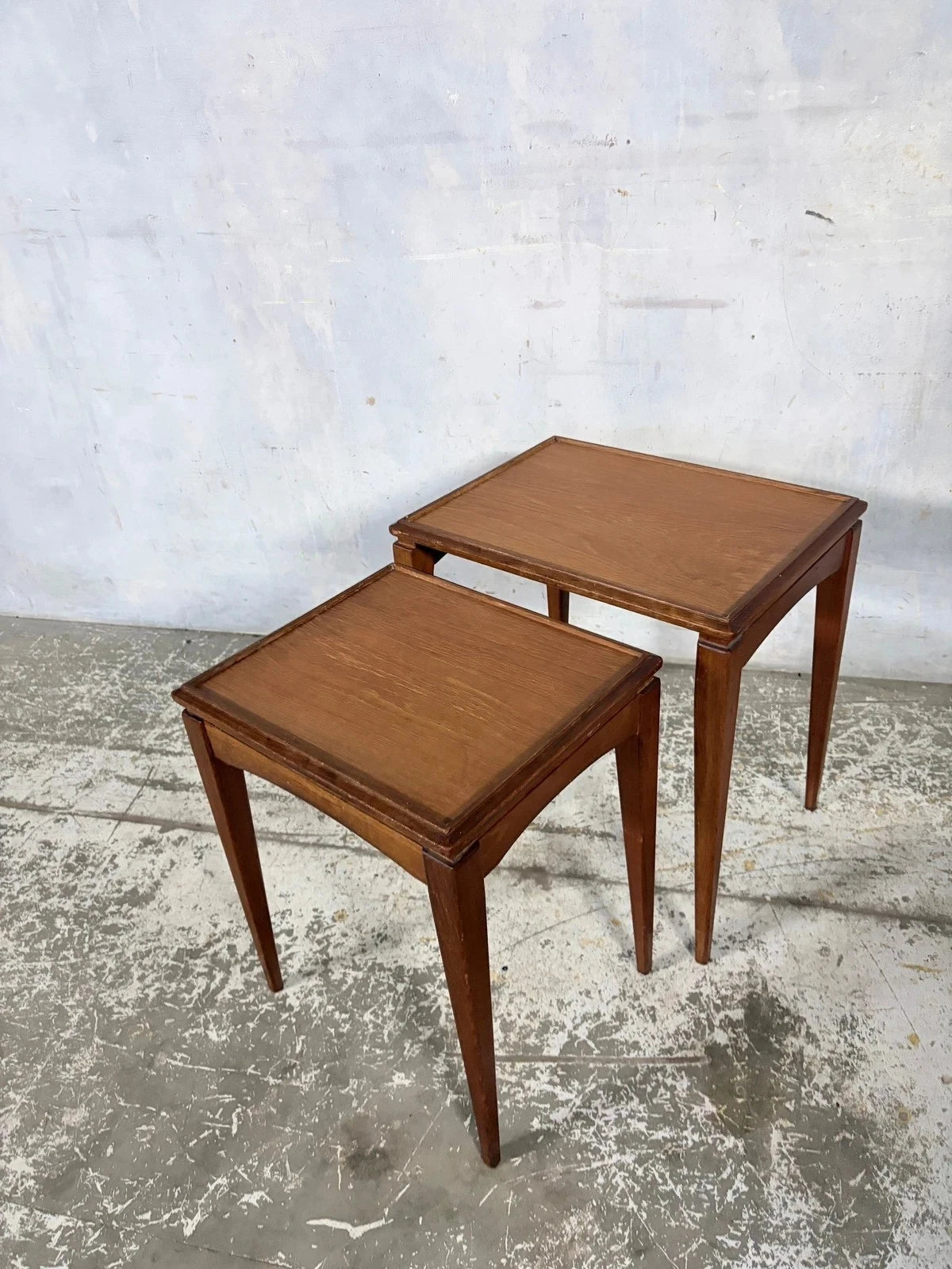 Richard Hornby Mid Century Teak Pair of Nesting Side Tables – view 6