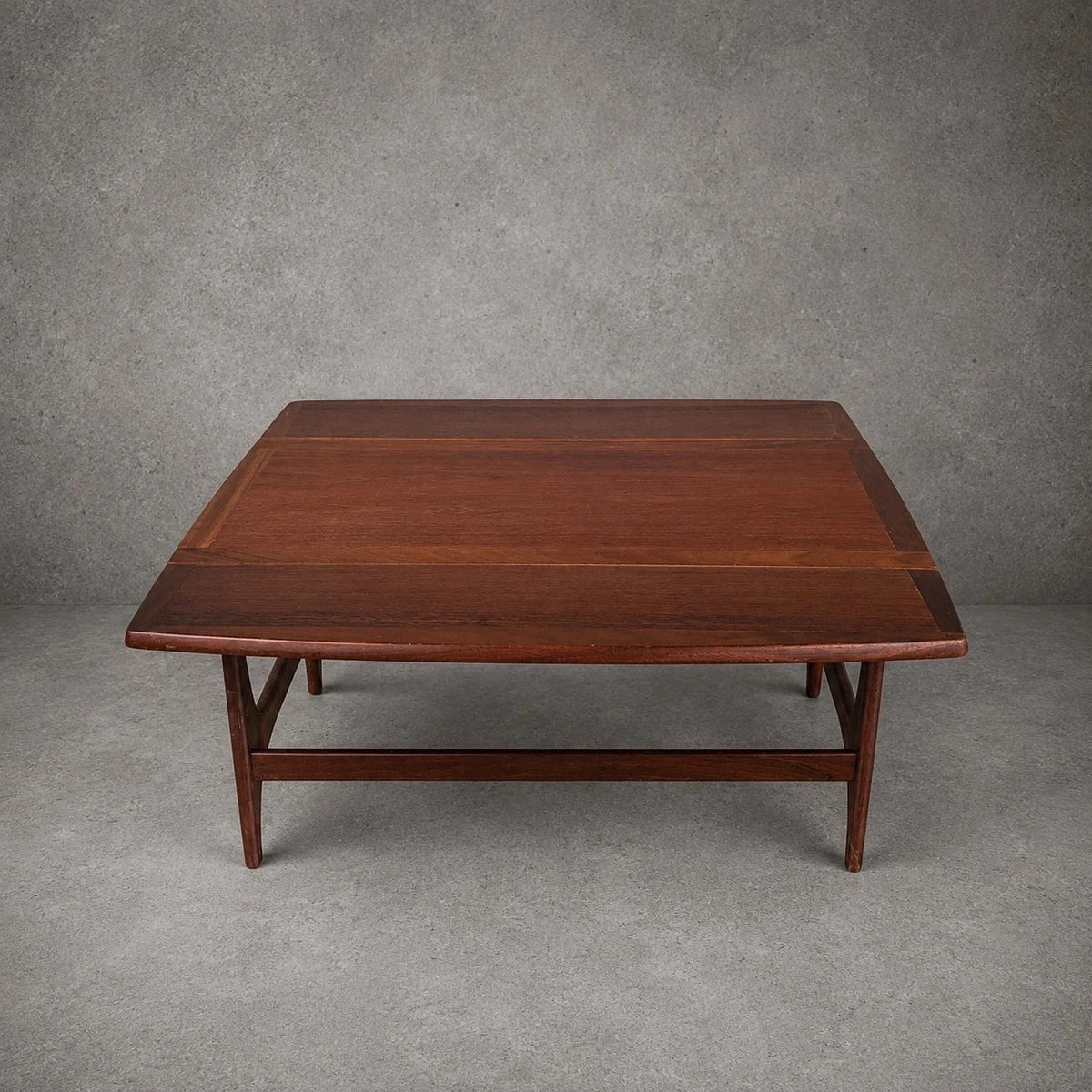 Stonehill Mid Century Teak Drop-Leaf Folding Coffee Table – view 3