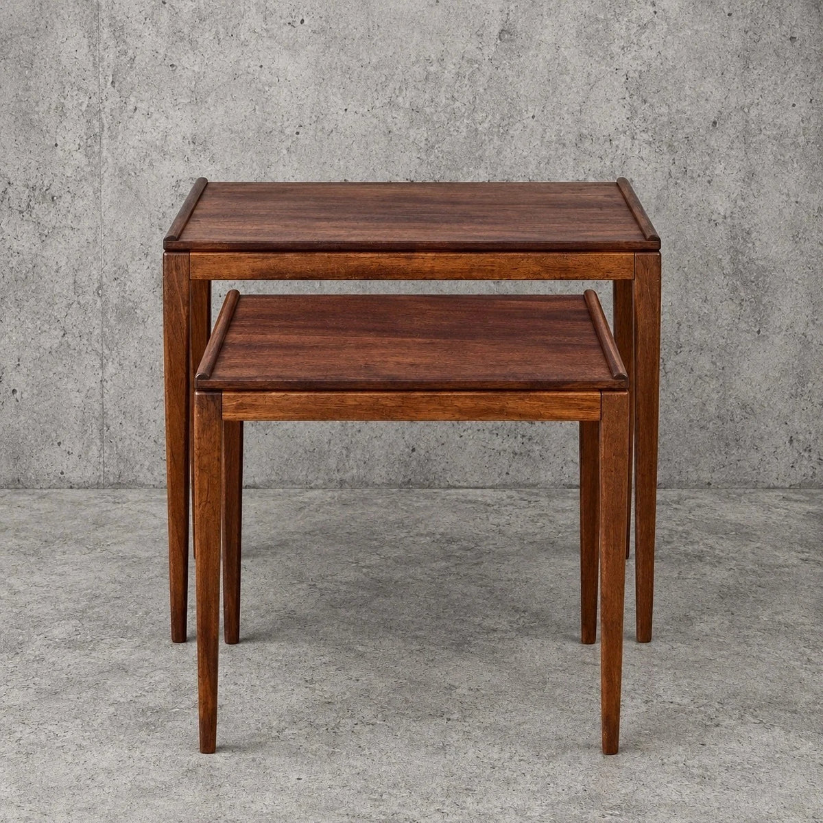 Gordon Russell Mid Century Teak Nest of Two Tables - view 1