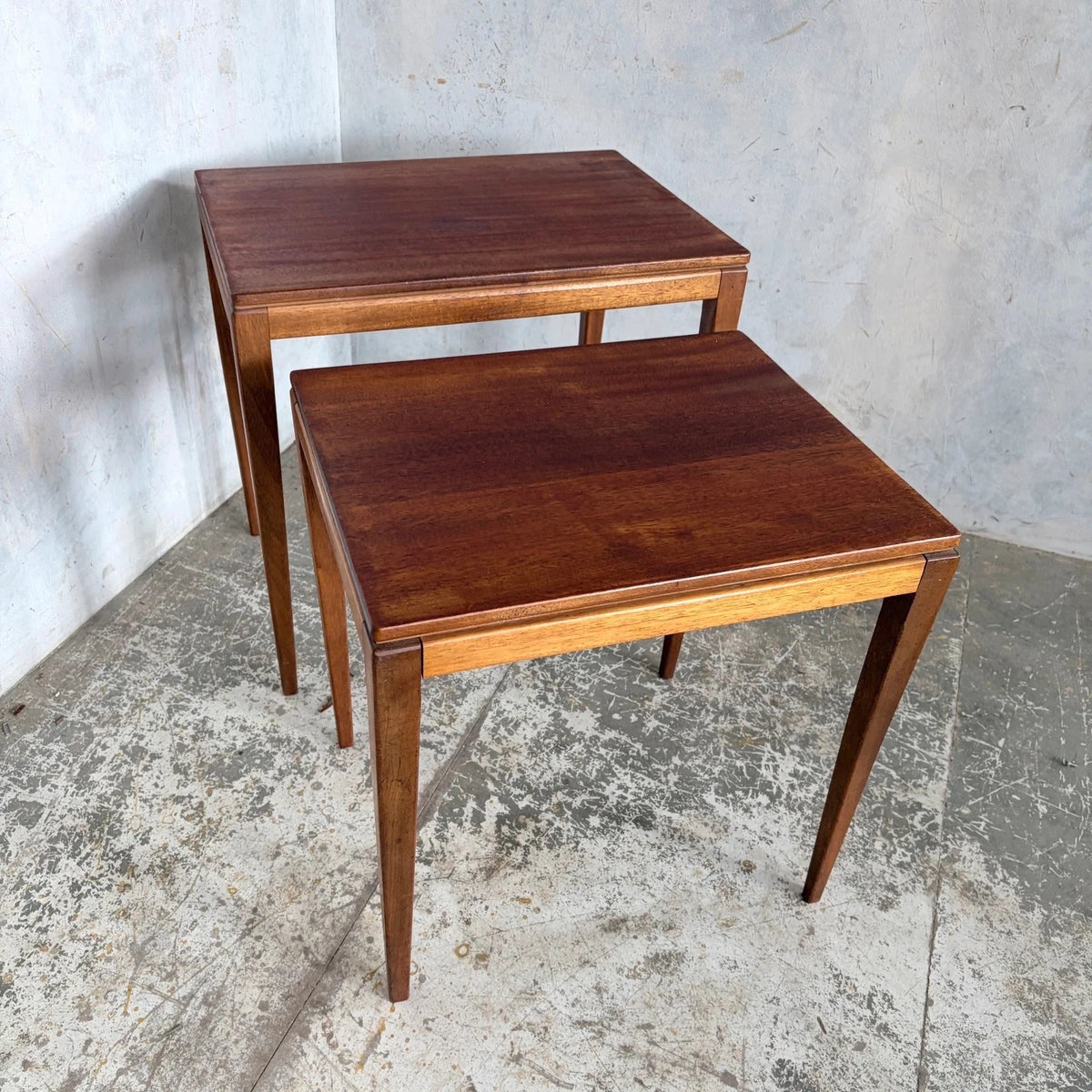 Gordon Russell Mid Century Teak Nest of Two Tables - view 3