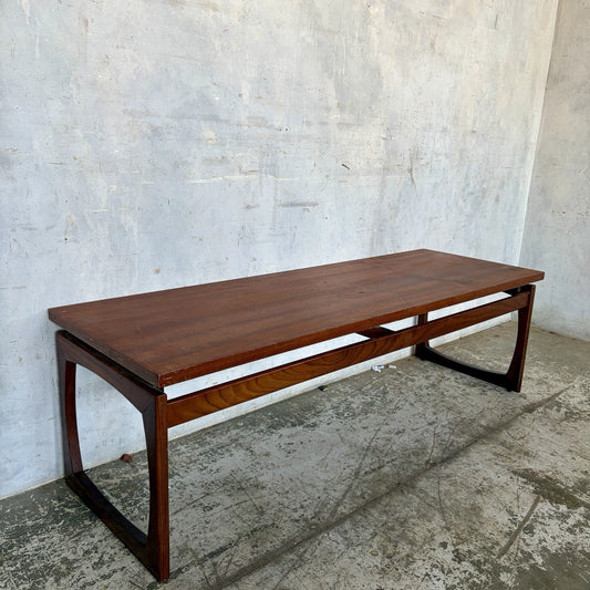 G Plan Quadrille Mid Century Teak Long Coffee Table - view 1