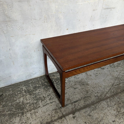 G Plan Quadrille Mid Century Teak Long Coffee Table - view 4