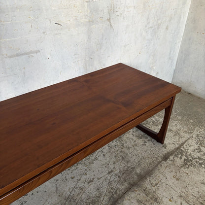 G Plan Quadrille Mid Century Teak Long Coffee Table - view 5