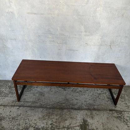 G Plan Quadrille Mid Century Teak Long Coffee Table - view 6