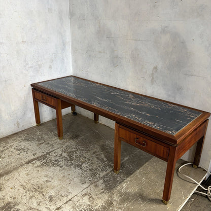 Rare 1950s G Plan E. Gomme Granite-Top Teak Coffee Table - view 3