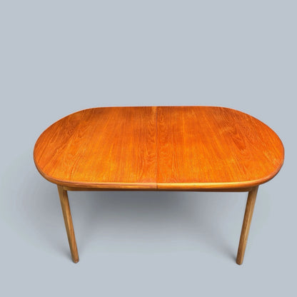 Mid Century Elliots of Newbury Teak Extending Oval Dining Table - view 3