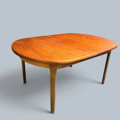 Mid Century Elliots of Newbury Teak Extending Oval Dining Table - view 6