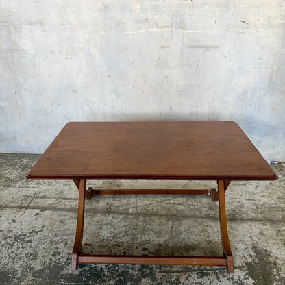 Mid Century Myers Teak Folding Card & Side Table - view 1