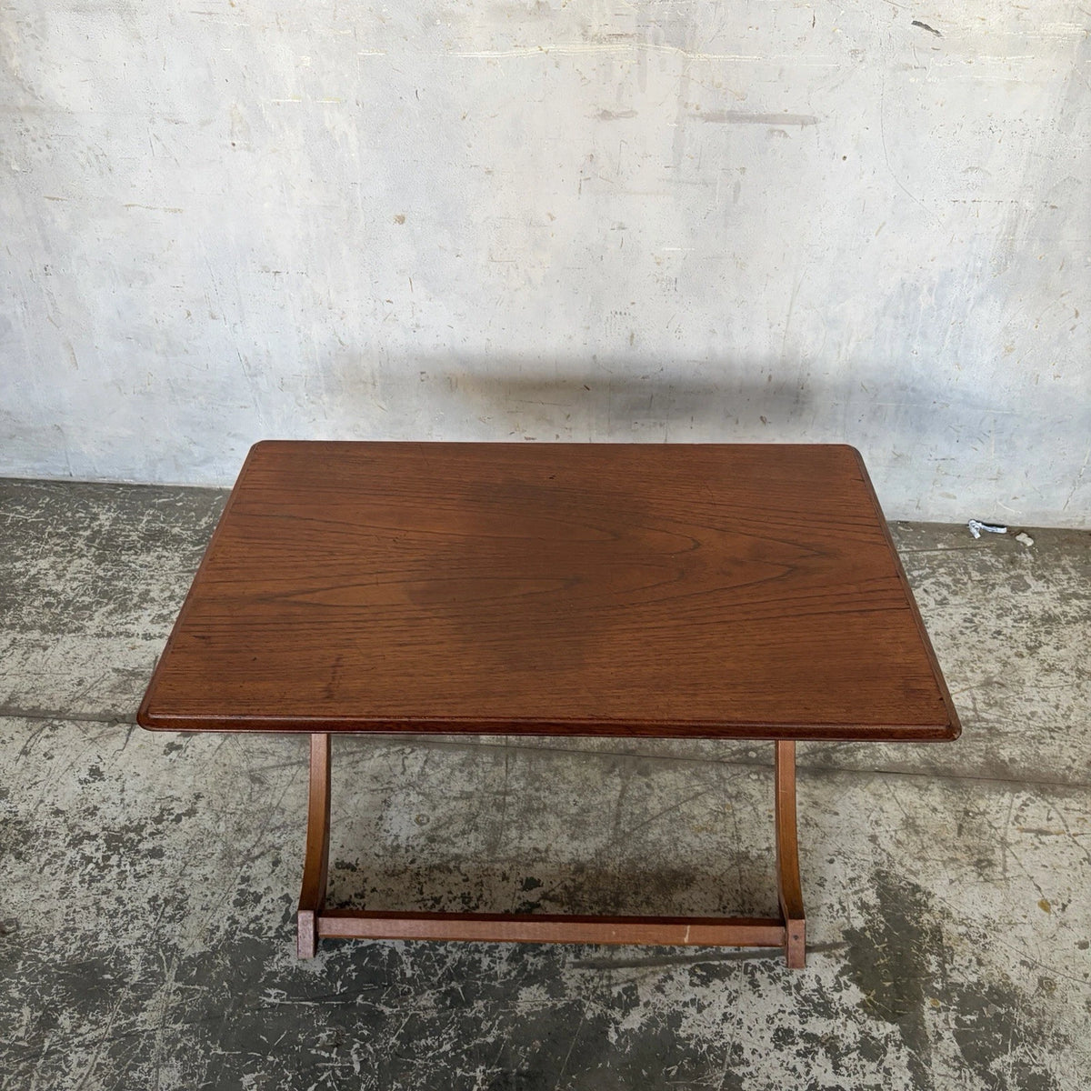 Mid Century Myers Teak Folding Card & Side Table - view 2