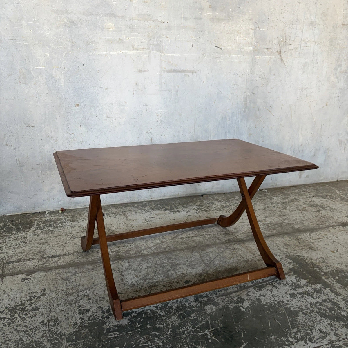 Mid Century Myers Teak Folding Card & Side Table - view 3