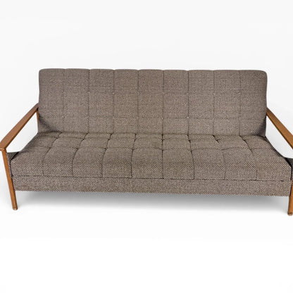 Mid Century Teak Danish Day Bed Sofa Bed, c.1960s – vintage furniture photograph 4