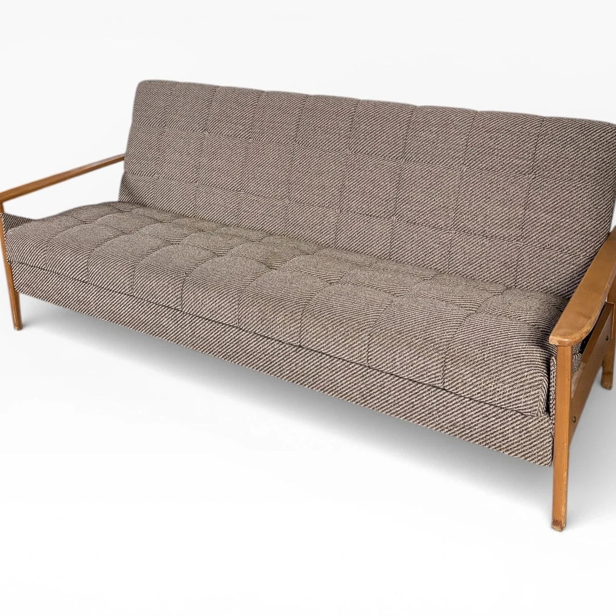 Mid Century Teak Danish Day Bed Sofa Bed, c.1960s – vintage furniture photograph 5