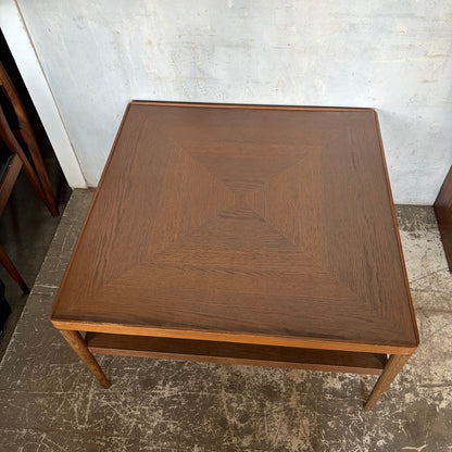 Vintage 1990s IKEA Stockholm oak parquetry coffee table – photo 2