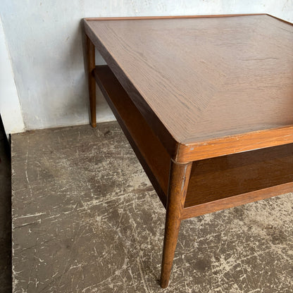 Vintage 1990s IKEA Stockholm oak parquetry coffee table – photo 4