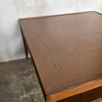 Vintage 1990s IKEA Stockholm oak parquetry coffee table – photo 5